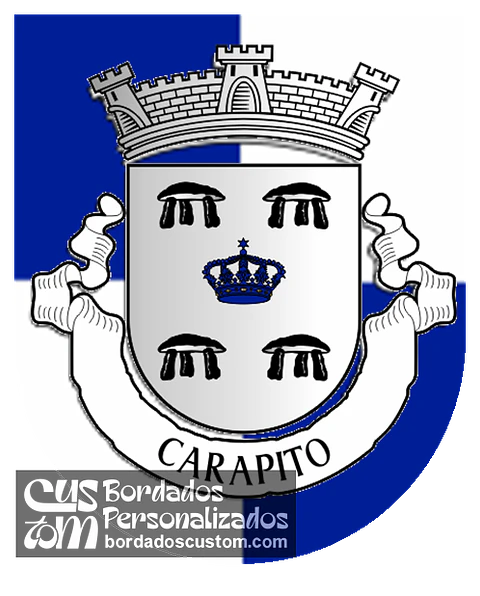 Emblema Bordado Freguesia de Carapito (Aguiar da Beira, Guarda)