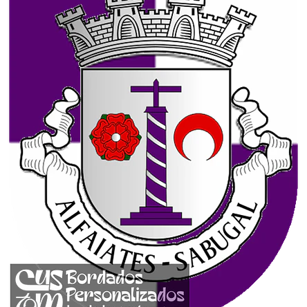 Emblema Bordado Freguesia de Alfaiates (Sabugal, Guarda) 1