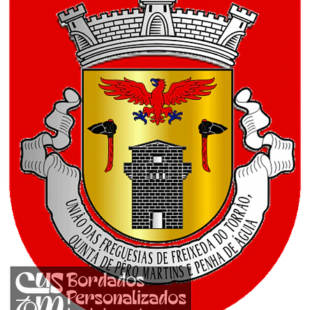 Emblema Bordado Freguesia de Freixeda do Torrão, Quintã de Pêro Martins e Penha de Águia (Figueira de Castelo Rodrigo, Guarda) 1