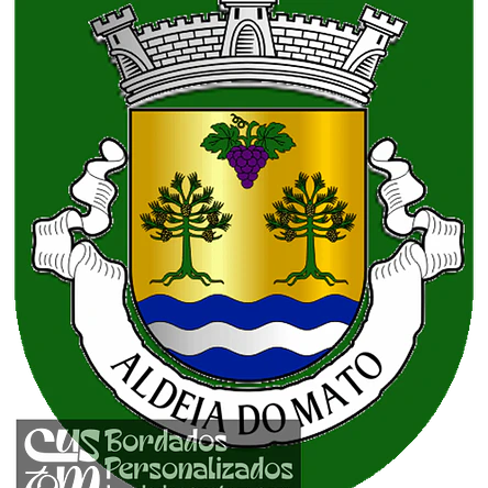 Emblema Bordado Antiga Freguesia de Aldeia do Mato (Abrantes, Santarém) 1