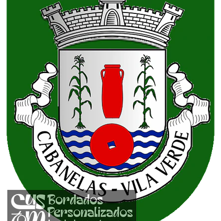 Emblema Bordado Freguesia de Cabanelas (Vila Verde, Braga) 1
