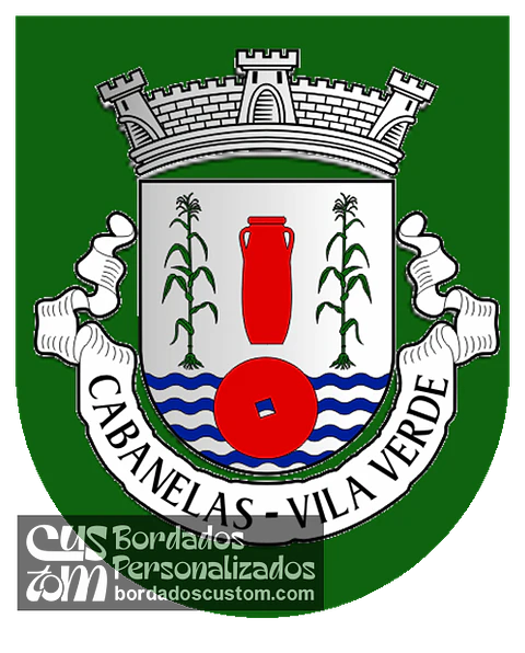 Emblema Bordado Freguesia de Cabanelas (Vila Verde, Braga)