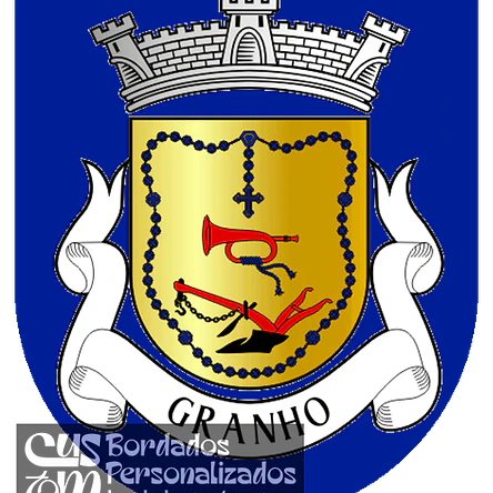 Emblema Bordado Antiga Freguesia de Granho (Salvaterra de Magos, Santarém) 1
