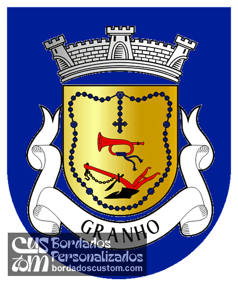 Emblema Bordado Antiga Freguesia de Granho (Salvaterra de Magos, Santarém)