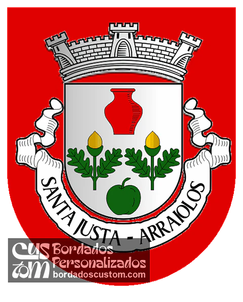 Emblema Bordado Antiga Freguesia de Santa Justa (Arraiolos, Portalegre)