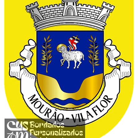 Emblema Bordado Antiga Freguesia de Mourão (Vila Flor, Bragança) 1