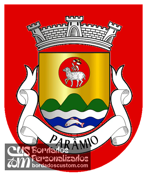 Emblema Bordado Freguesia de Parâmio (Bragança, Bragança)