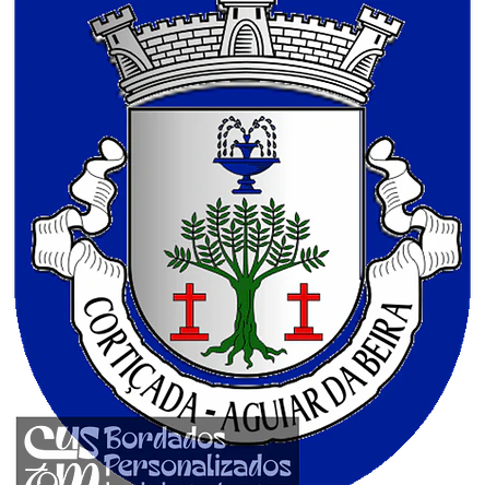 Emblema Bordado Freguesia de Cortiçada (Aguiar da Beira, Guarda) 1