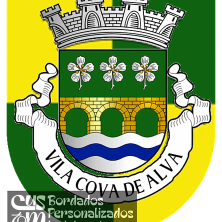 Emblema Bordado Antiga Freguesia de Vila Cova de Alva (Arganil, Coimbra) 1