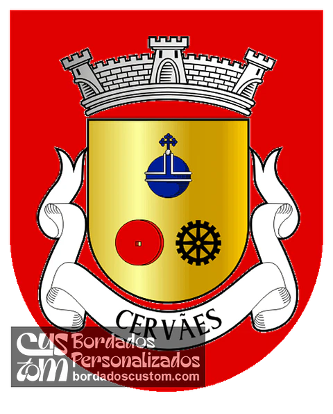 Emblema Bordado Freguesia de Cervães (Vila Verde, Braga)
