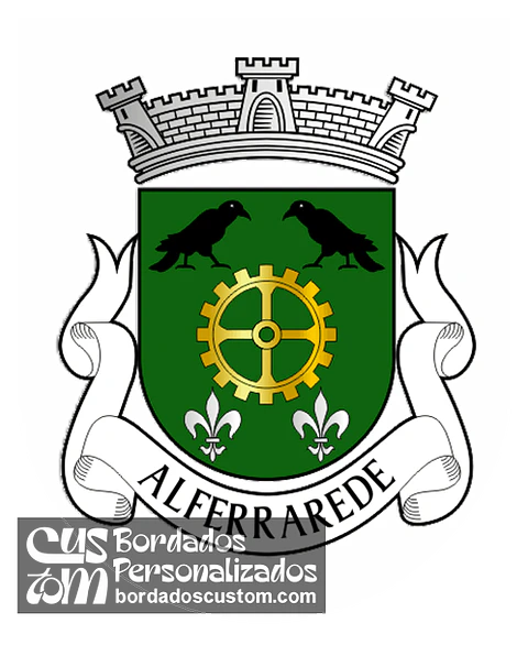 Emblema Bordado Antiga Freguesia de Alferrarede (Abrantes, Santarém)