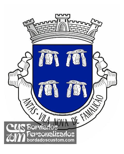 Emblema Bordado Antiga Freguesia de Antas (Vila Nova de Famalicão, Braga)