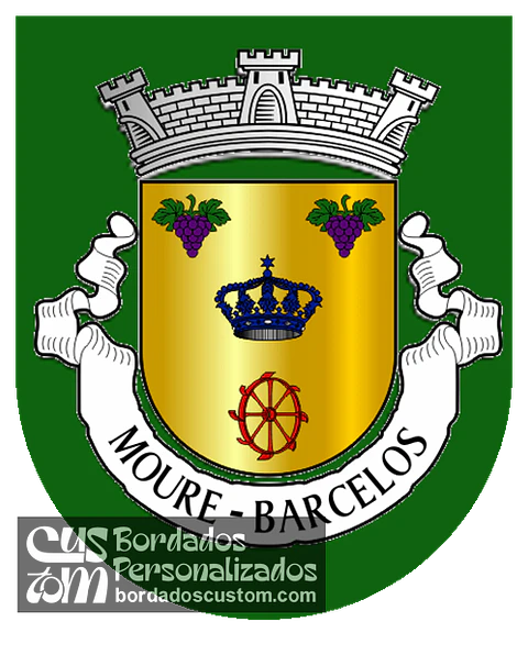 Emblema Bordado Freguesia de Moure (Barcelos, Braga)