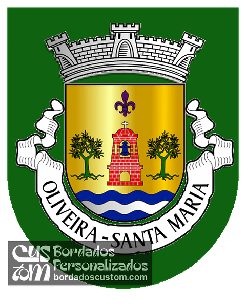 Emblema Bordado Freguesia de Oliveira (Santa Maria) (Vila Nova de Famalicão, Braga)
