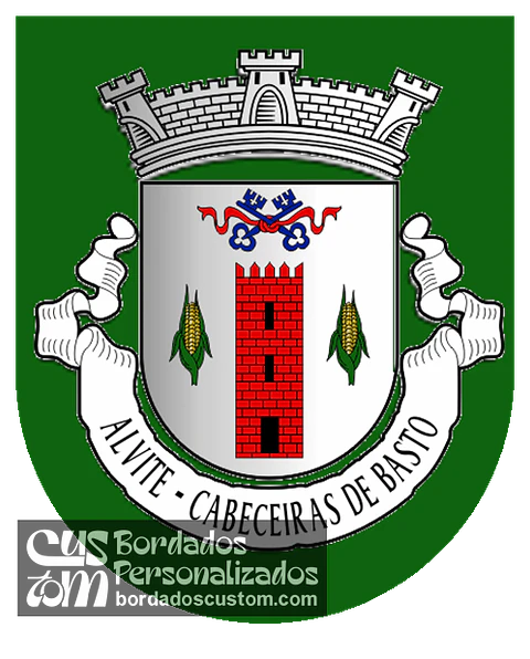 Emblema Bordado Antiga Freguesia de Alvite (Cabeceiras de Basto, Braga)