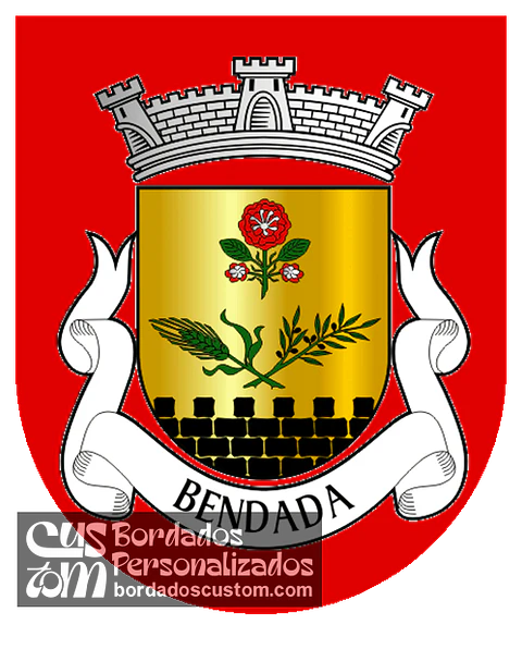 Emblema Bordado Freguesia de Bendada (Sabugal, Guarda)