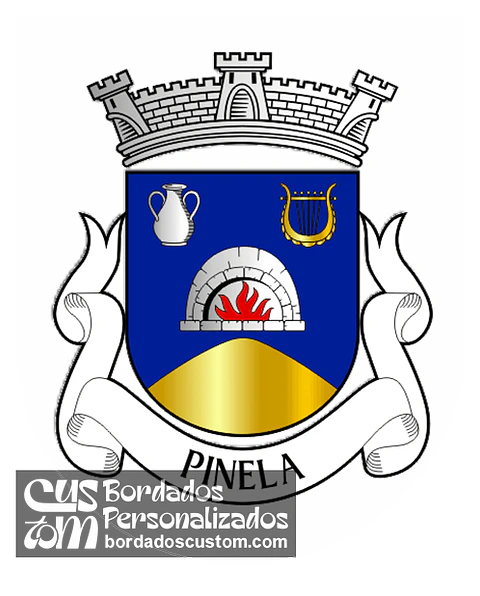 Emblema Bordado Freguesia de Pinela (Bragança, Bragança)