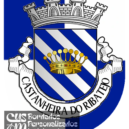 Emblema Bordado Antiga Freguesia de Castanheira do Ribatejo (Vila Franca de Xira, Lisboa) 1