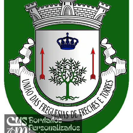Emblema Bordado Freguesia de Freches e Torres (Trancoso, Guarda) 1