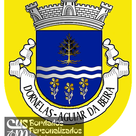 Emblema Bordado Freguesia de Dornelas (Aguiar da Beira, Guarda) 1