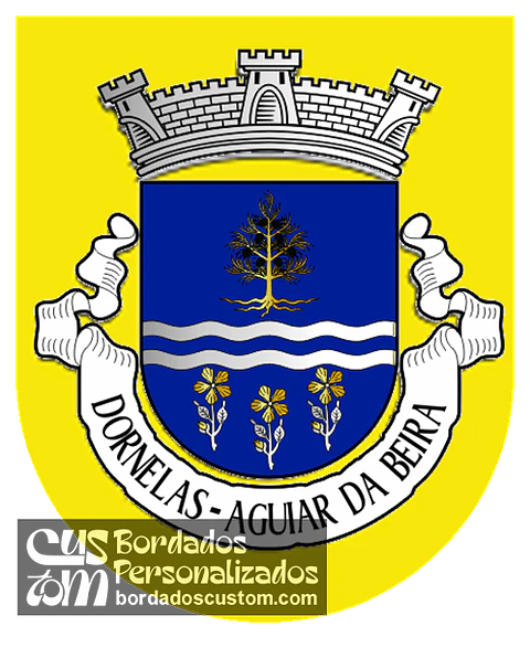 Emblema Bordado Freguesia de Dornelas (Aguiar da Beira, Guarda)
