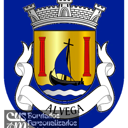 Emblema Bordado Antiga Freguesia de Alvega (Abrantes, Santarém) 1