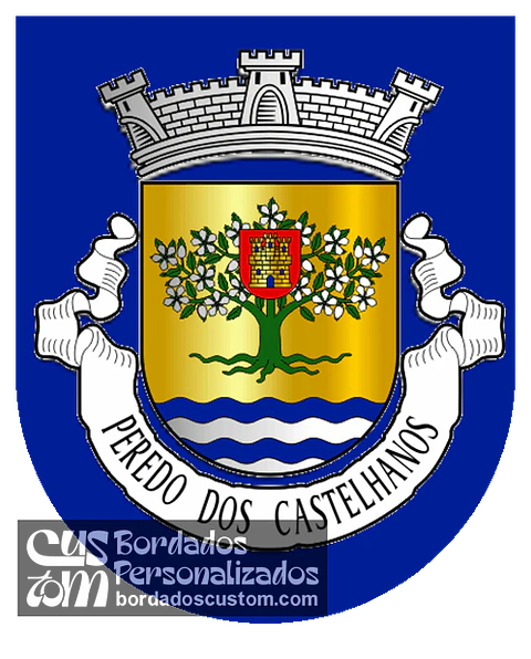 Emblema Bordado Antiga Freguesia de Peredo dos Castelhanos (Torre de Moncorvo, Bragança)