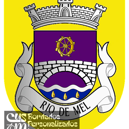 Emblema Bordado Freguesia de Rio de Mel (Trancoso, Guarda) 1