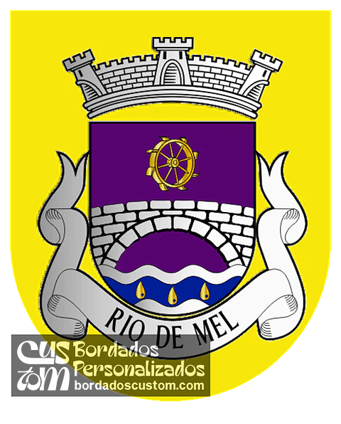 Emblema Bordado Freguesia de Rio de Mel (Trancoso, Guarda)