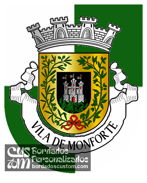 Emblema Bordado Município de Monforte (Portalegre)