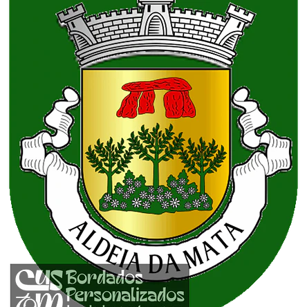 Emblema Bordado Freguesia de Aldeia da Mata (Crato, Portalegre) 1