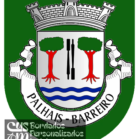 Emblema Bordado Antiga Freguesia de Palhais (Barreiro, Setúbal) 1