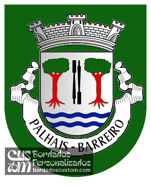 Emblema Bordado Antiga Freguesia de Palhais (Barreiro, Setúbal)