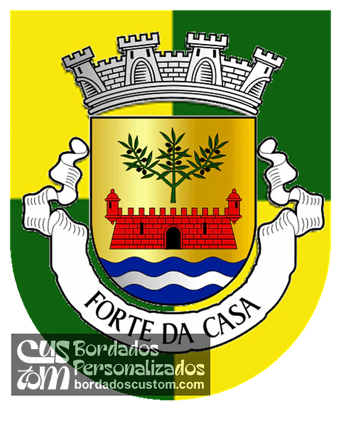 Emblema Bordado Antiga Freguesia de Forte da Casa (Vila Franca de Xira, Lisboa)
