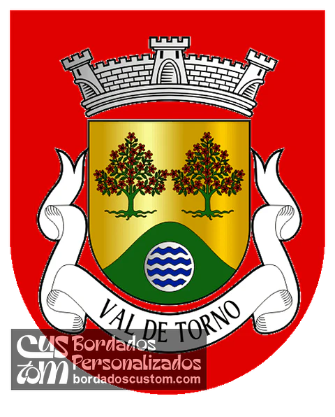 Emblema Bordado Antiga Freguesia de Val de Torno (Vila Flor, Bragança)