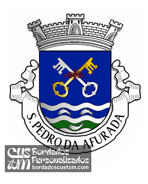 Emblema Bordado Antiga Freguesia de São Pedro da Afurada (Vila Nova de Gaia, Porto)