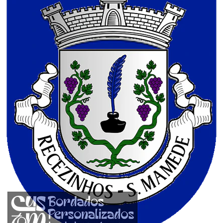 Emblema Bordado Freguesia de Recezinhos (São Mamede) (Penafiel, Porto) 1
