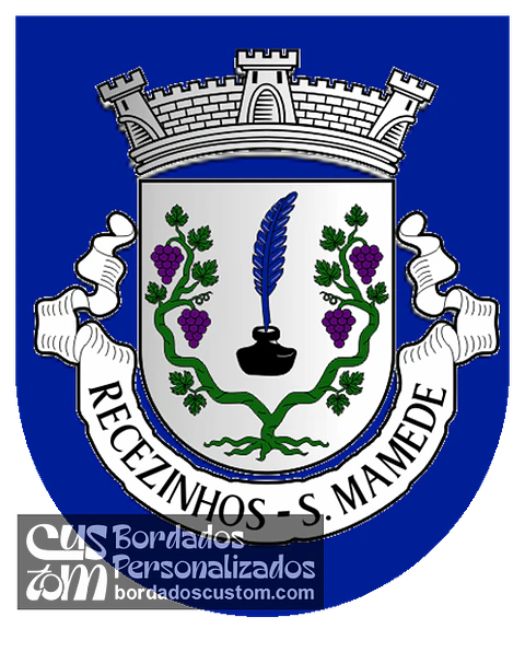 Emblema Bordado Freguesia de Recezinhos (São Mamede) (Penafiel, Porto)
