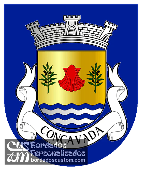 Emblema Bordado Antiga Freguesia de Concavada (Abrantes, Santarém)