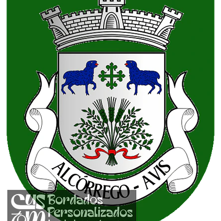 Emblema Bordado Antiga Freguesia de Alcórrego (Avis, Portalegre) 1