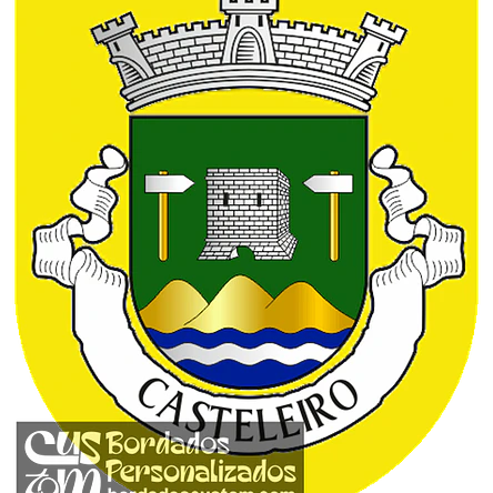 Emblema Bordado Freguesia de Casteleiro (Sabugal, Guarda) 1