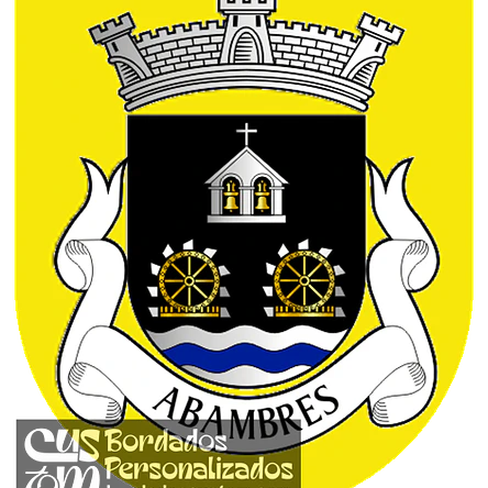 Emblema Bordado Freguesia de Abambres (Mirandela, Bragança) 1