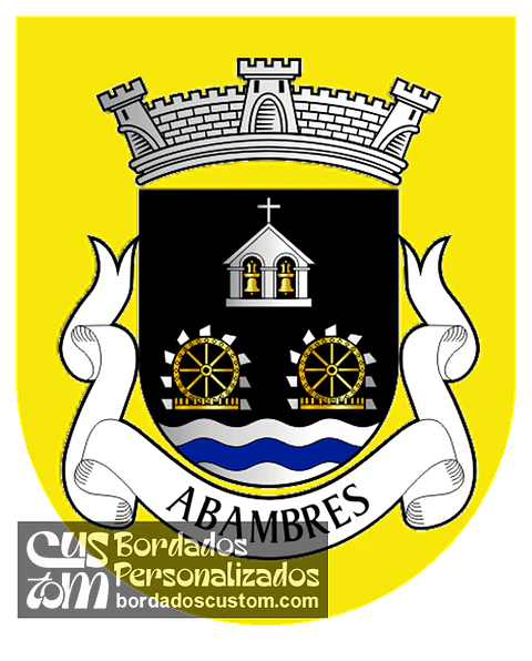 Emblema Bordado Freguesia de Abambres (Mirandela, Bragança)