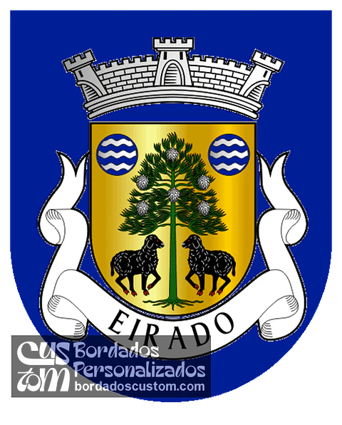 Emblema Bordado Freguesia de Eirado (Aguiar da Beira, Guarda)