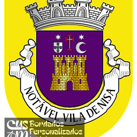 Emblema Bordado Município de Nisa (Portalegre) 1
