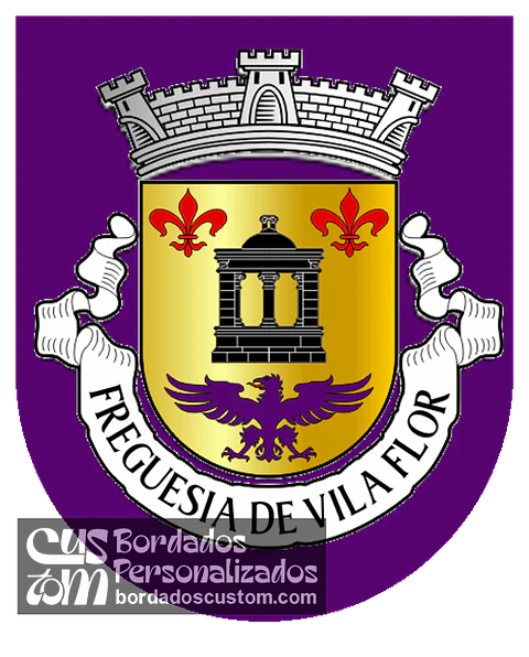 Emblema Bordado Antiga Freguesia de Vila Flor (Vila Flor, Bragança)