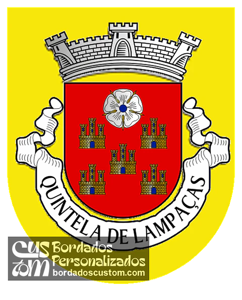 Emblema Bordado Freguesia de Quintela de Lampaças (Bragança, Bragança)