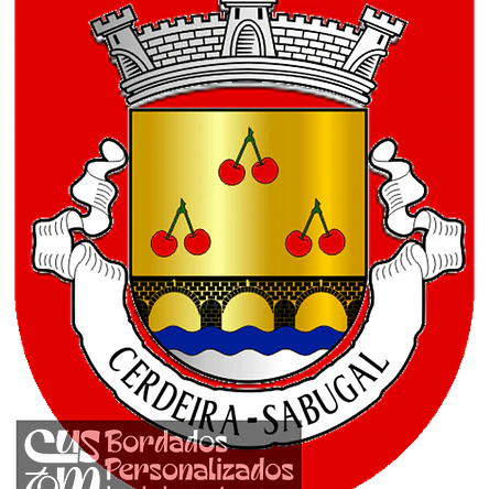 Emblema Bordado Freguesia de Cerdeira (Sabugal, Guarda) 1