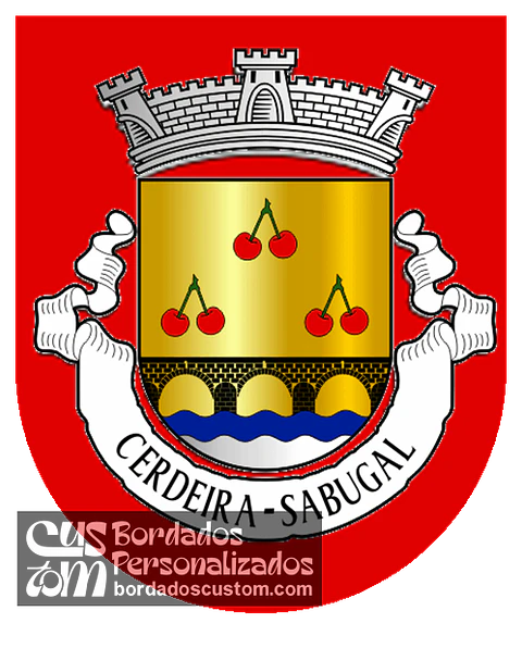 Emblema Bordado Freguesia de Cerdeira (Sabugal, Guarda)
