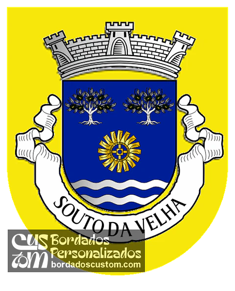 Emblema Bordado Antiga Freguesia de Souto da Velha (Torre de Moncorvo, Bragança)